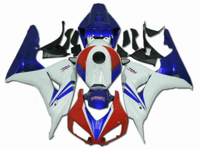 Descuento Kits Carenado Moto Honda CBR1000RR 2006-2007 - Blanco Rojo Azul HRC