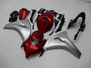 Descuento Carenados Moto Honda CBR1000RR 2008-2011 - Plata Rojo Granate