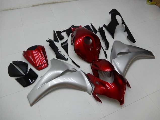 Descuento Carenados Moto Honda CBR1000RR 2008-2011 - Plata Rojo Granate