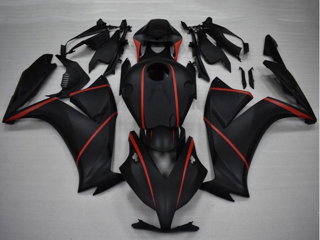 Descuento Carenados Moto Honda CBR1000RR 2012-2016 - Negro Mate Rojo