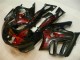 Descuento Carenados Moto Honda CBR600 F3 1995-1996 - Negro Brillante Rojo Llama