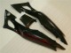Descuento Carenados Moto Honda CBR600 F3 1995-1996 - Negro Brillante Rojo Llama