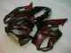 Descuento Carenados Moto Honda CBR600 F4i 2004-2007 - Negro Brillante Rojo Llama