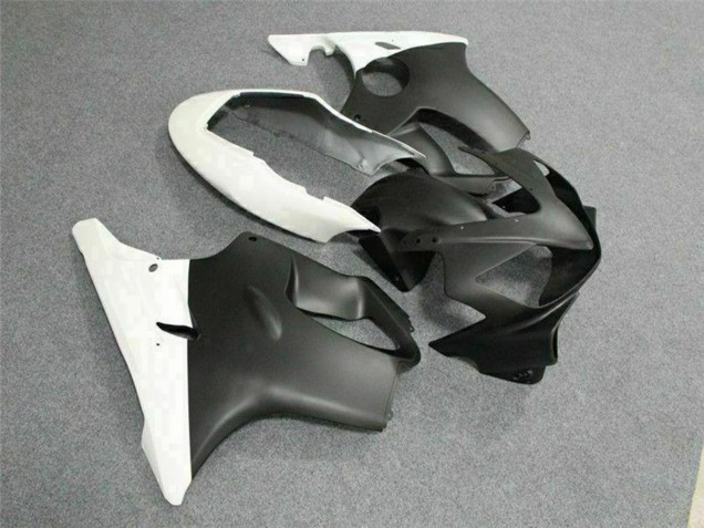 Descuento Carenados Moto Honda CBR600 F4i 2004-2007 - Blanco Negro Mate