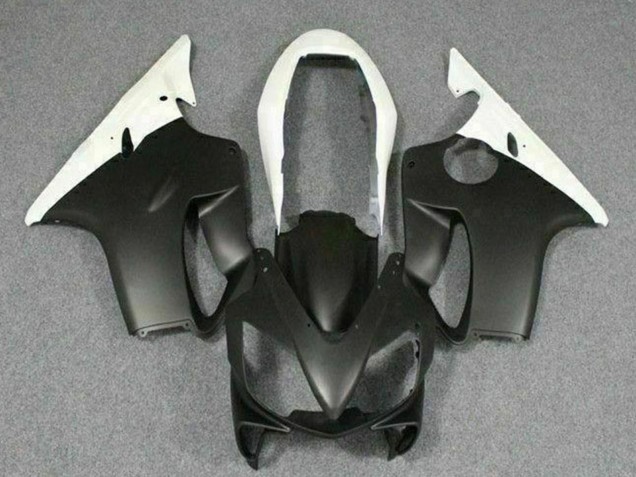Descuento Carenados Moto Honda CBR600 F4i 2004-2007 - Blanco Negro Mate