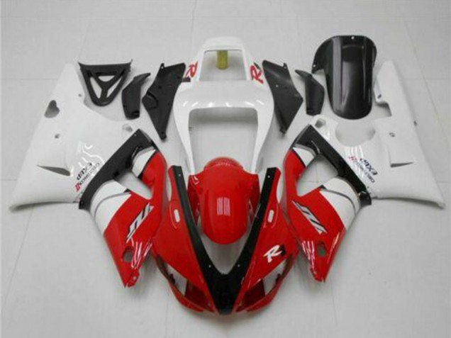 Descuento Carenados Moto Yamaha YZF R1 1998-1999 - Blanco Rojo Negro