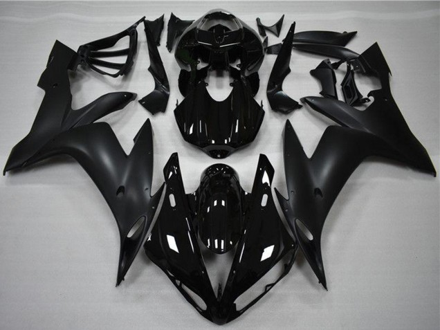 Descuento Carenados Moto Yamaha YZF R1 2004-2006 - Negro Brillante Negro Mate