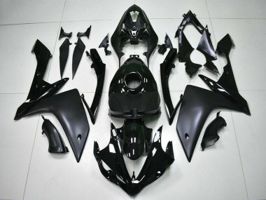 Descuento Carenados Moto Yamaha YZF R1 2007-2008 - Negro Brillante Negro Mate