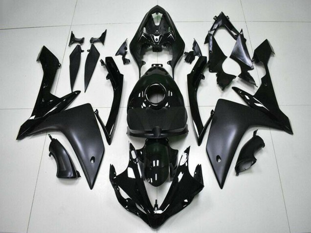 Descuento Carenados Moto Yamaha YZF R1 2007-2008 - Negro Brillante Negro Mate