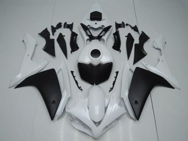 Descuento Carenado Moto Yamaha YZF R1 2007-2008 - Blanco Negro Mate