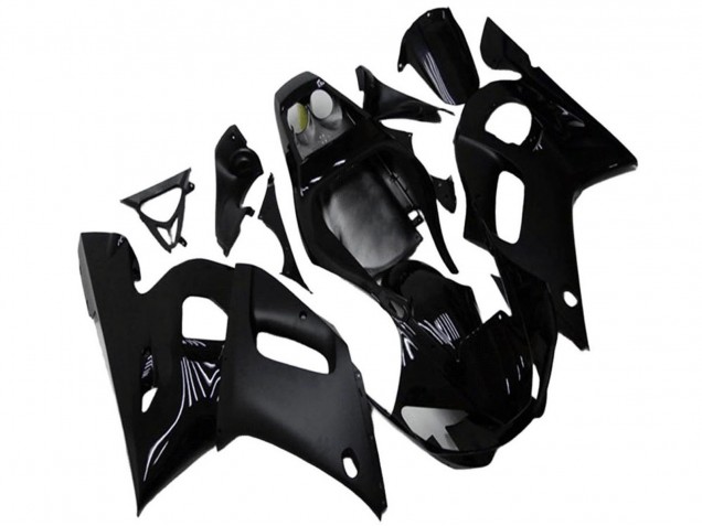 Descuento Carenados Moto Yamaha YZF R6 1998-2002 - Negro Brillante Negro Mate