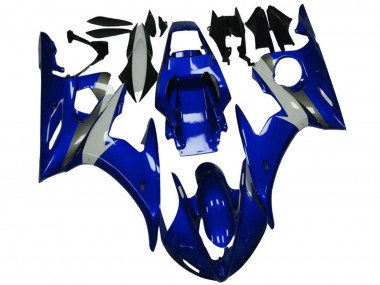 Descuento Carenado Moto Yamaha YZF R6 2003-2004 - Azul Blanco