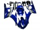 Descuento Carenado Moto Yamaha YZF R6 2003-2004 - Azul Blanco
