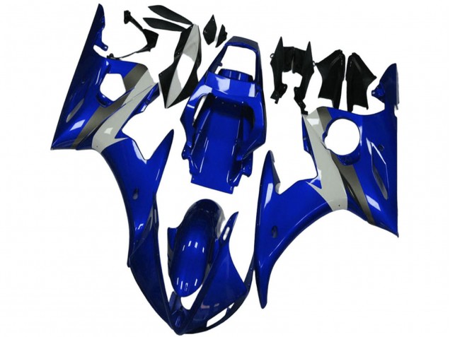 Descuento Carenado Moto Yamaha YZF R6 2003-2004 - Azul Blanco