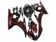 Descuento Carenado Moto Yamaha YZF R6 2003-2004 - Negro Brillante Rojo Llama