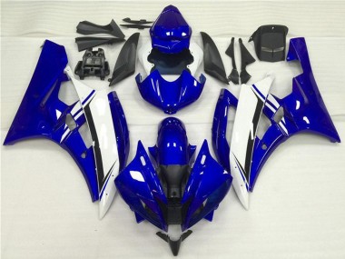 Descuento Carenados Moto Yamaha YZF R6 2006-2007 - Azul Blanco Negro