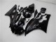 Descuento Kits Carenado Moto Yamaha YZF R6 2006-2007 - Negro Brillante Negro Mate
