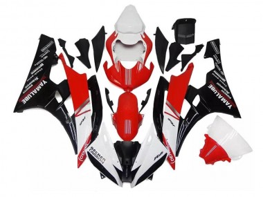 Descuento Carenados Moto Yamaha YZF R6 2006-2007 - Blanco Rojo Negro