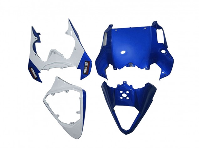 Descuento Carenados Moto Yamaha YZF R6 2008-2016 - Blanco Azul Negro Mate Yamalube