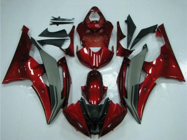 Descuento Carenados Moto Yamaha YZF R6 2008-2016 - Rojo Gris