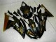 Descuento Carenados Moto Yamaha YZF R6 2008-2016 - Negro Brillante Oro Llama