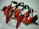 Descuento Carenados Moto Kawasaki ZX6R 2000-2002 - Blanco Rojo Negro Brillante