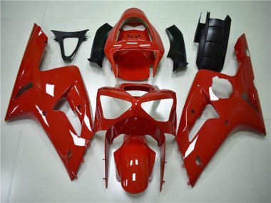 Descuento Kits Carenado Moto Kawasaki ZX6R 2003-2004 - Rojo