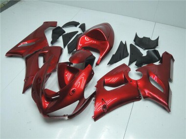 Descuento Carenados Moto Kawasaki ZX6R 2005-2006 - Rojo Caramelo
