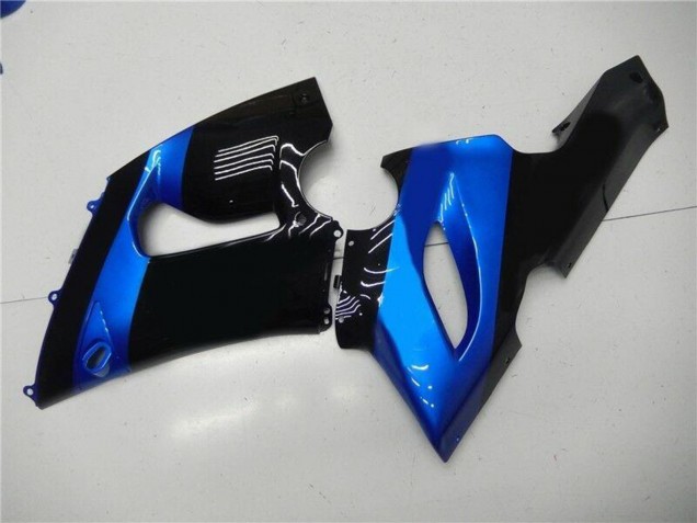 Descuento Kits Carenado Moto Kawasaki ZX6R 2005-2006 - Azul Negro Brillante