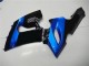 Descuento Kits Carenado Moto Kawasaki ZX6R 2005-2006 - Azul Negro Brillante