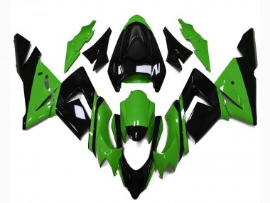 Descuento Carenados Moto Kawasaki ZX10R 2004-2005 - Negro Brillante Verde