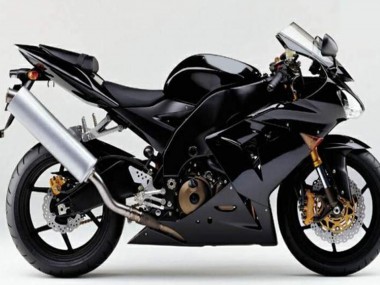 Descuento Carenados Moto Kawasaki ZX10R 2004-2005 - Negro Brillante Negro Mate
