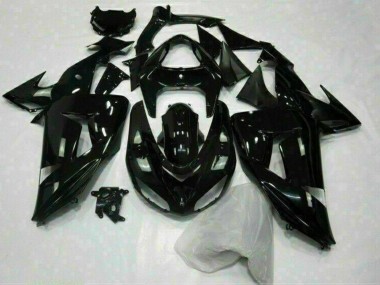 Descuento Carenado Moto Kawasaki ZX10R 2006-2007 - Negro Brillante
