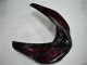 Descuento Carenado Moto Kawasaki ZX10R 2006-2007 - Negro Brillante Rojo Llama