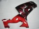 Descuento Carenado Moto Kawasaki ZX10R 2006-2007 - Negro Brillante Rojo Llama