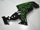 Descuento Carenados Moto Kawasaki ZX10R 2006-2007 - Negro Brillante Verde Llama