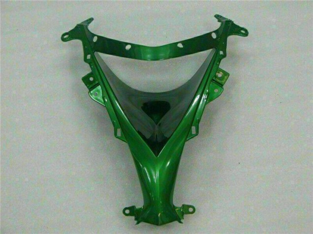 Descuento Carenados Moto Kawasaki ZX10R 2008-2010 - Negro Brillante Verde Llama