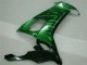 Descuento Carenados Moto Kawasaki ZX10R 2008-2010 - Negro Brillante Verde Llama