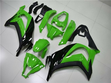 Descuento Carenado Moto Kawasaki ZX10R 2011-2015 - Verde Negro Brillante