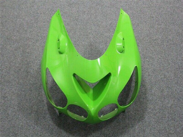 Descuento Carenado Moto Kawasaki ZX14R ZZR1400 2006-2011 - Verde Negro Brillante