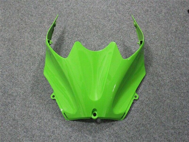 Descuento Carenado Moto Kawasaki ZX14R ZZR1400 2006-2011 - Verde Negro Brillante