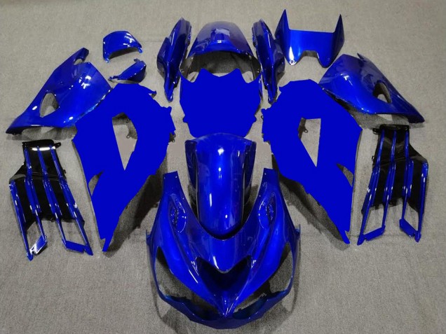 Descuento Carenados Moto Kawasaki ZX14R ZZR1400 2012-2024 - Azul Negro