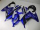 Descuento Carenados Moto Kawasaki Ninja 300 EX300R 2013-2024 - Azul Negro Blanco Llama