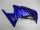 Descuento Carenados Moto Kawasaki Ninja 300 EX300R 2013-2024 - Azul Negro Blanco Llama