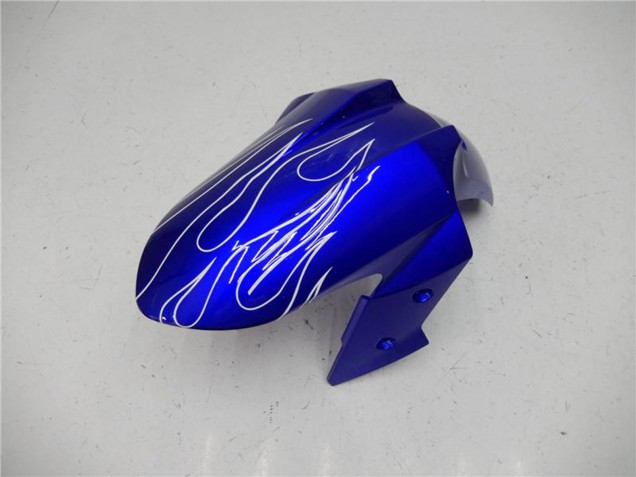 Descuento Carenados Moto Kawasaki Ninja 300 EX300R 2013-2024 - Azul Negro Blanco Llama
