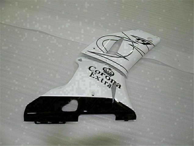 Descuento Carenados Moto Yamaha YZF R1 2000-2001 - Blanco Negro Corona Extra