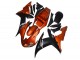 Descuento Carenados Moto Yamaha YZF R1 2002-2003 - Naranja Negro Mate