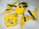 Descuento Carenados Moto Yamaha YZF R1 2004-2006 - Amarillo Negro Brillante Dunlop 50