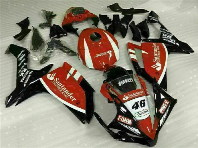 Descuento Carenados Moto Yamaha YZF R1 2007-2008 - Rojo Blanco Negro Fimer Santander 46