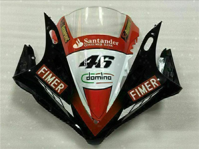 Descuento Carenados Moto Yamaha YZF R1 2007-2008 - Rojo Blanco Negro Fimer Santander 46